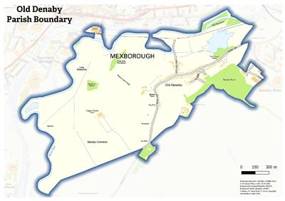 Old Denaby Parish Boundary Map